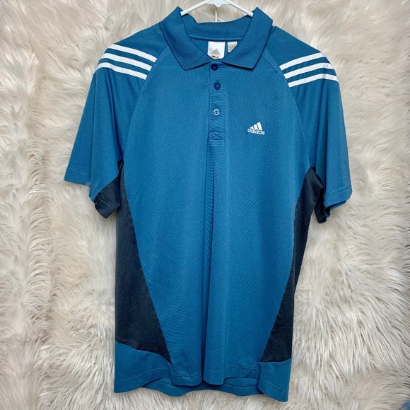 adidas Other - Adidas Blue Polo Shirt